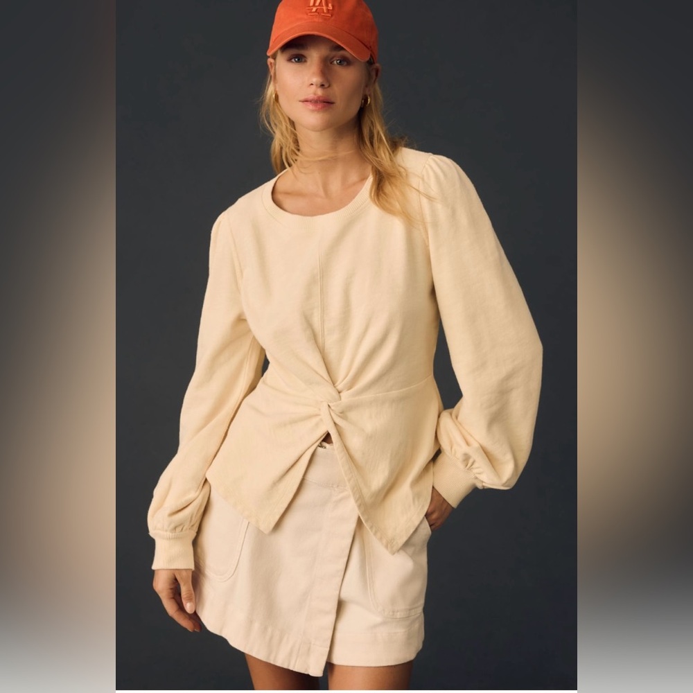 Anthropologie Pilcro Twist Sweatshirt